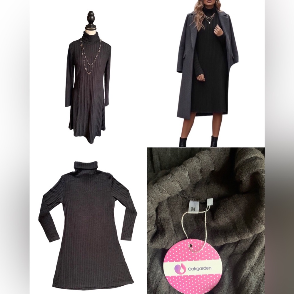 ▪️Turtleneck Sweater Dress Long Sleeve Casual▪️